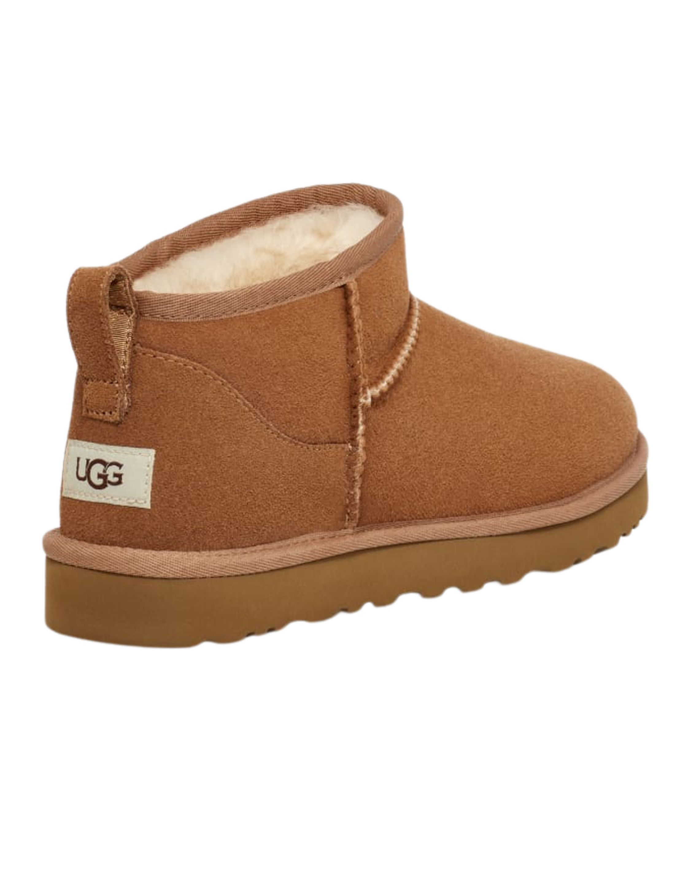 Ugg M Classic Ultra Mini Enkellaarzen Cognac 1137391