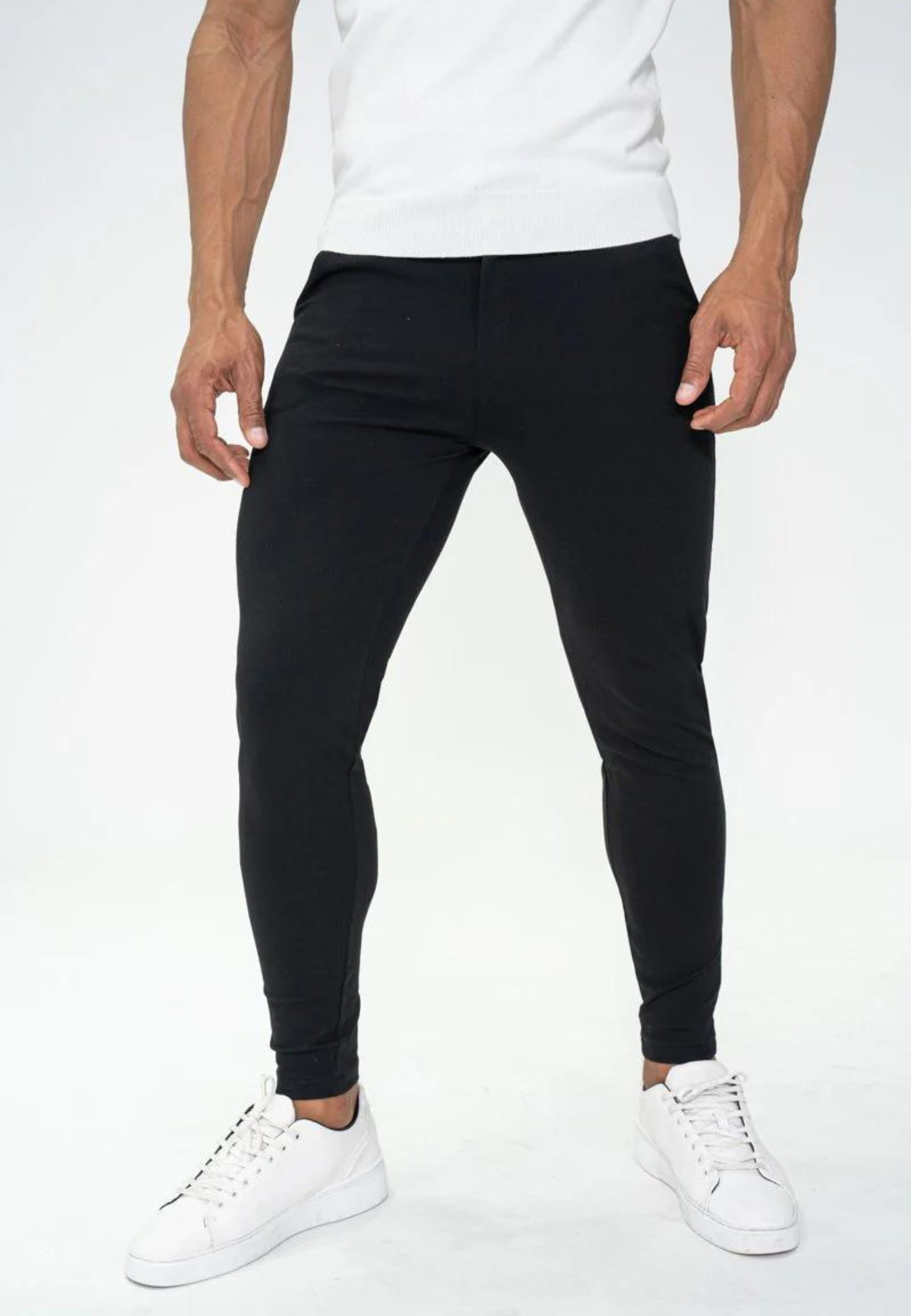 Defaut Paris Classic Chino Pants Chino Zwart 10089