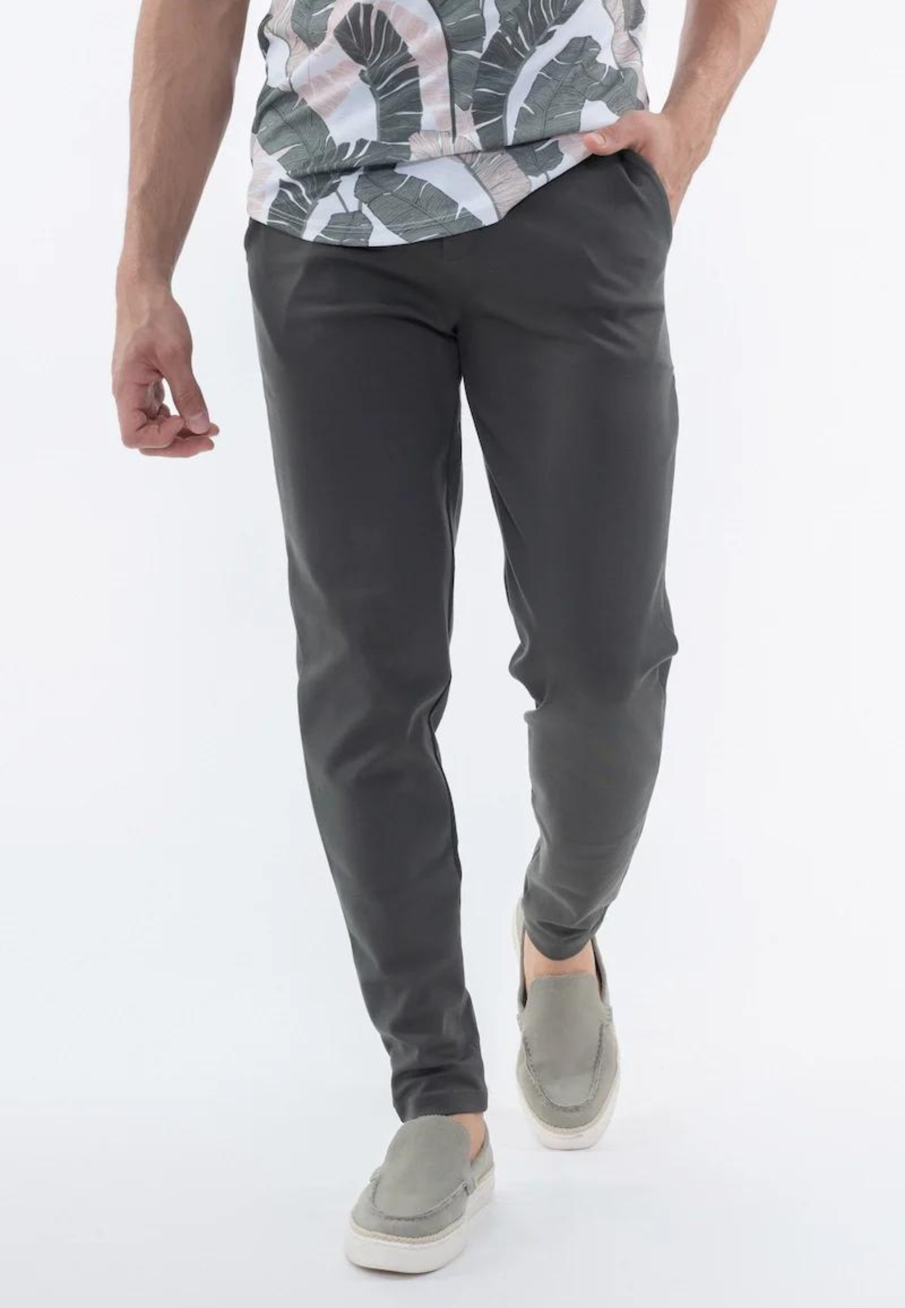 Defaut Paris Classic Chino Pants Chino Groen 10089