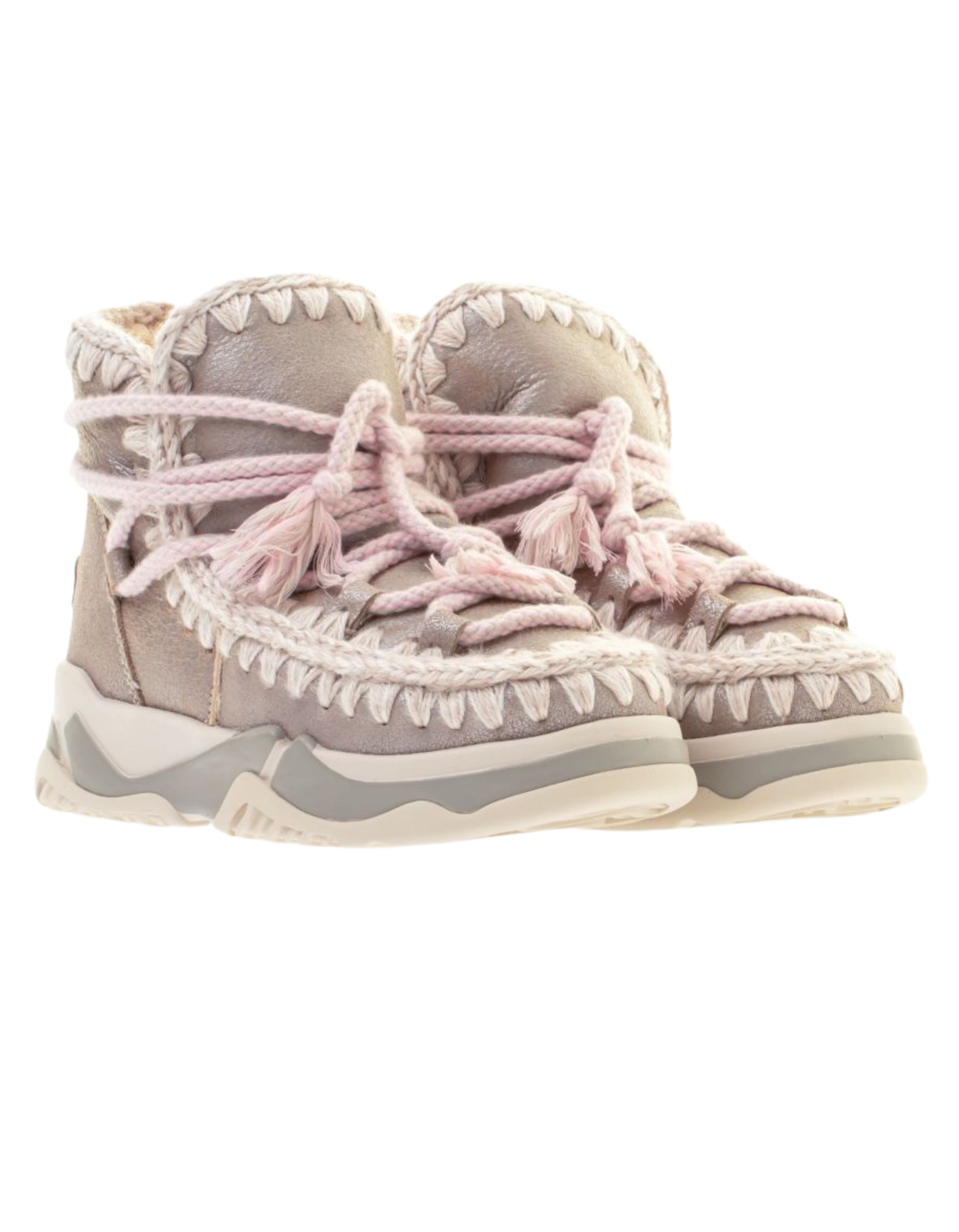 Mou Trainer 02 Scoubidoo Lace Sneakers Zilver Mu.fw201024b