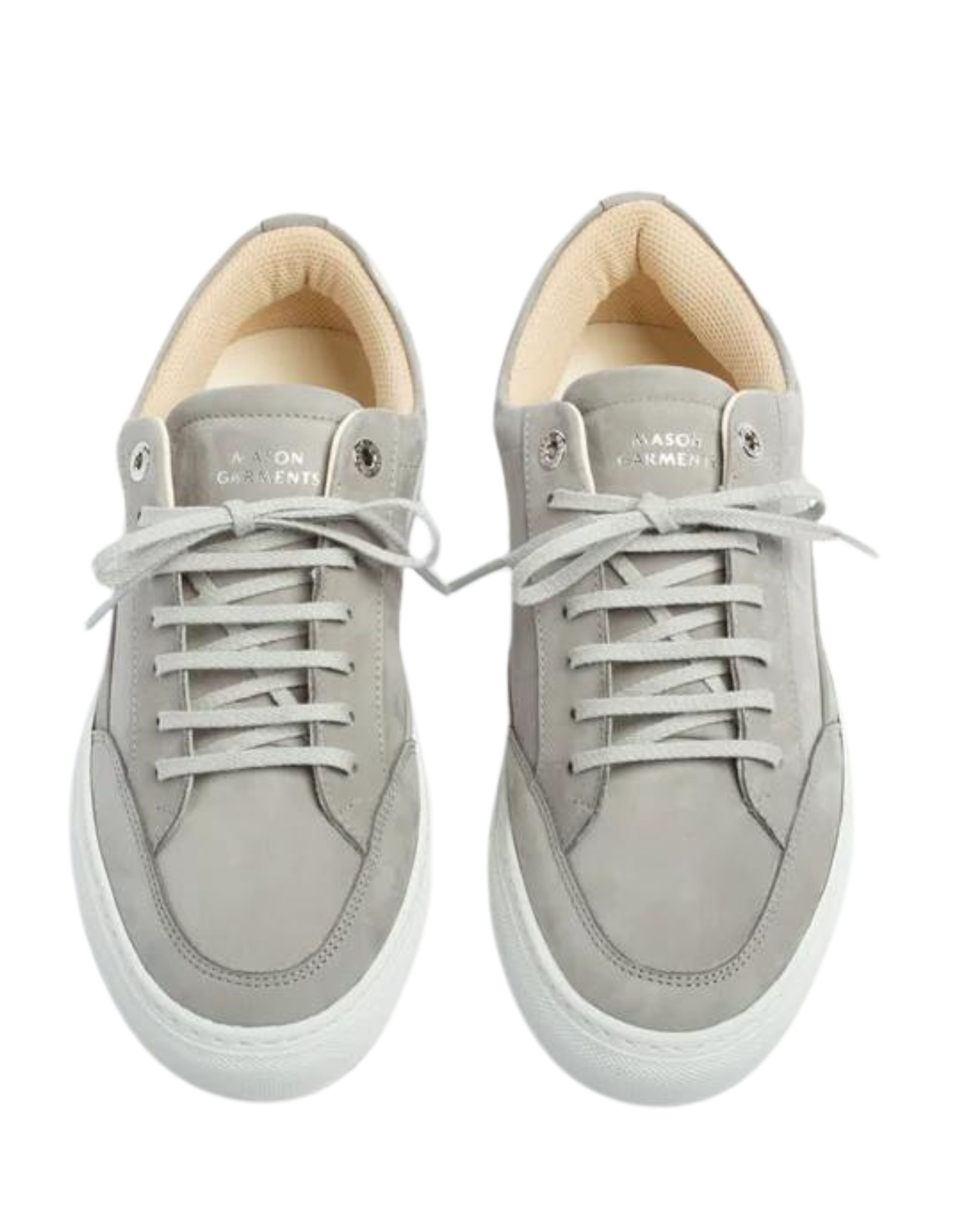 Mason Garments Tia Dress Nabuk Sneakers Grijs Fw24-20