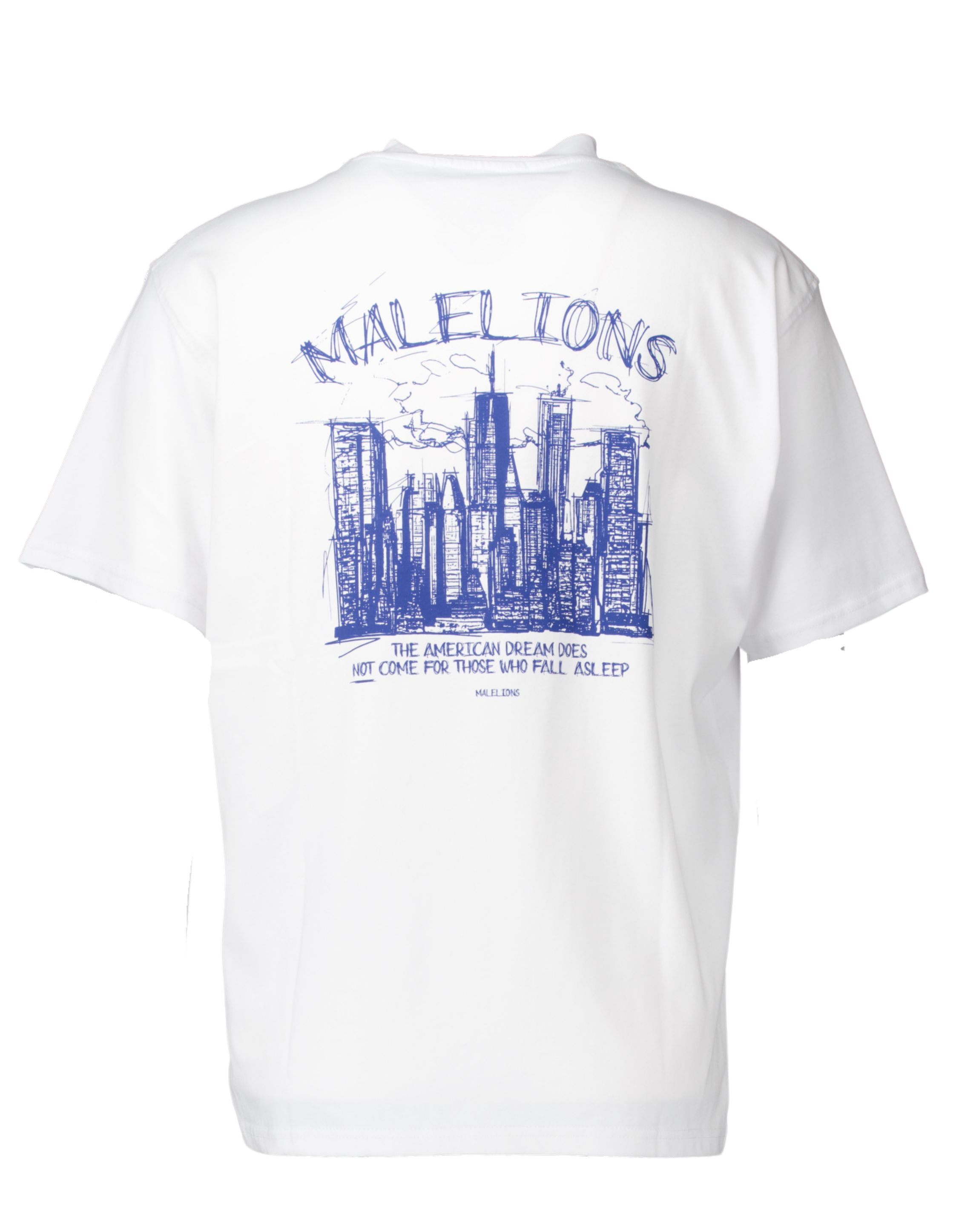 Malelions  T-shirts Wit Mm2-aw24-59