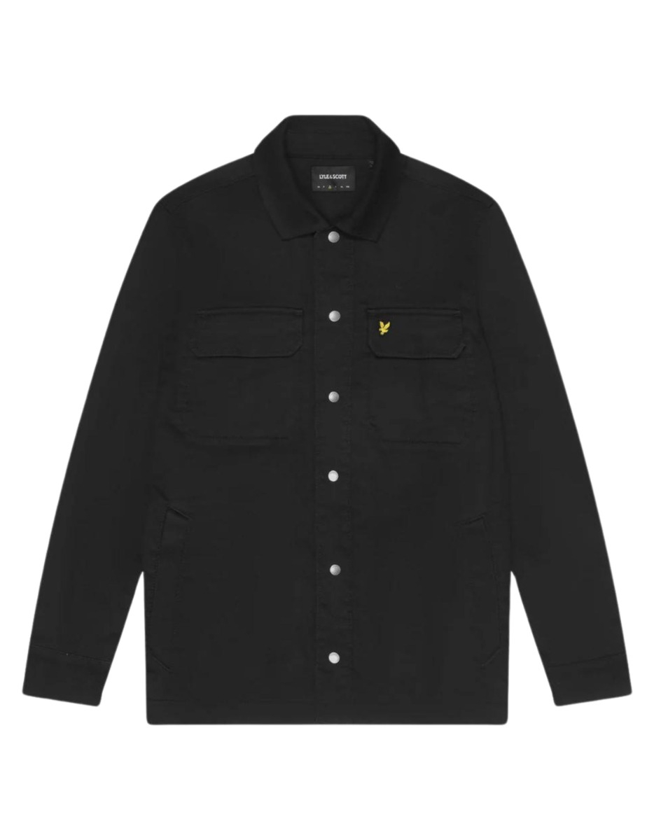 Lyle&scott Bedford Cord Overshirt Overshirts Zwart Lw2105v