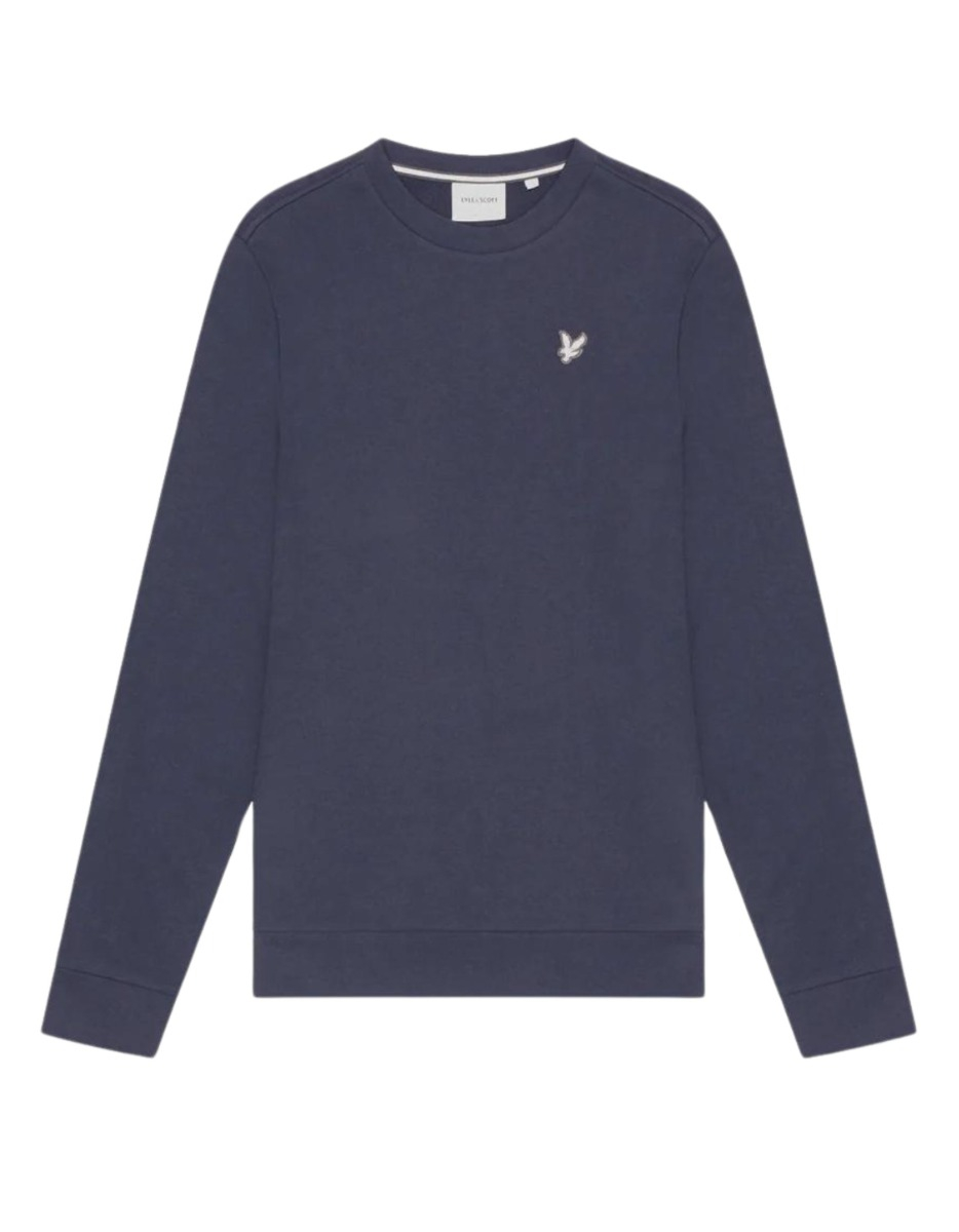 Lyle&scott Diagonal Weave French Sweaters Donkerblauw Ml2143v