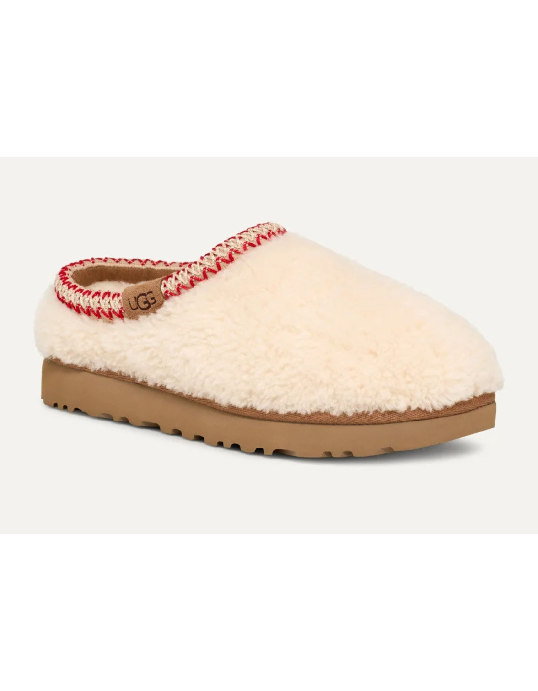 Ugg Tasman Maxi Curly Pantoffels Ecru 1158356