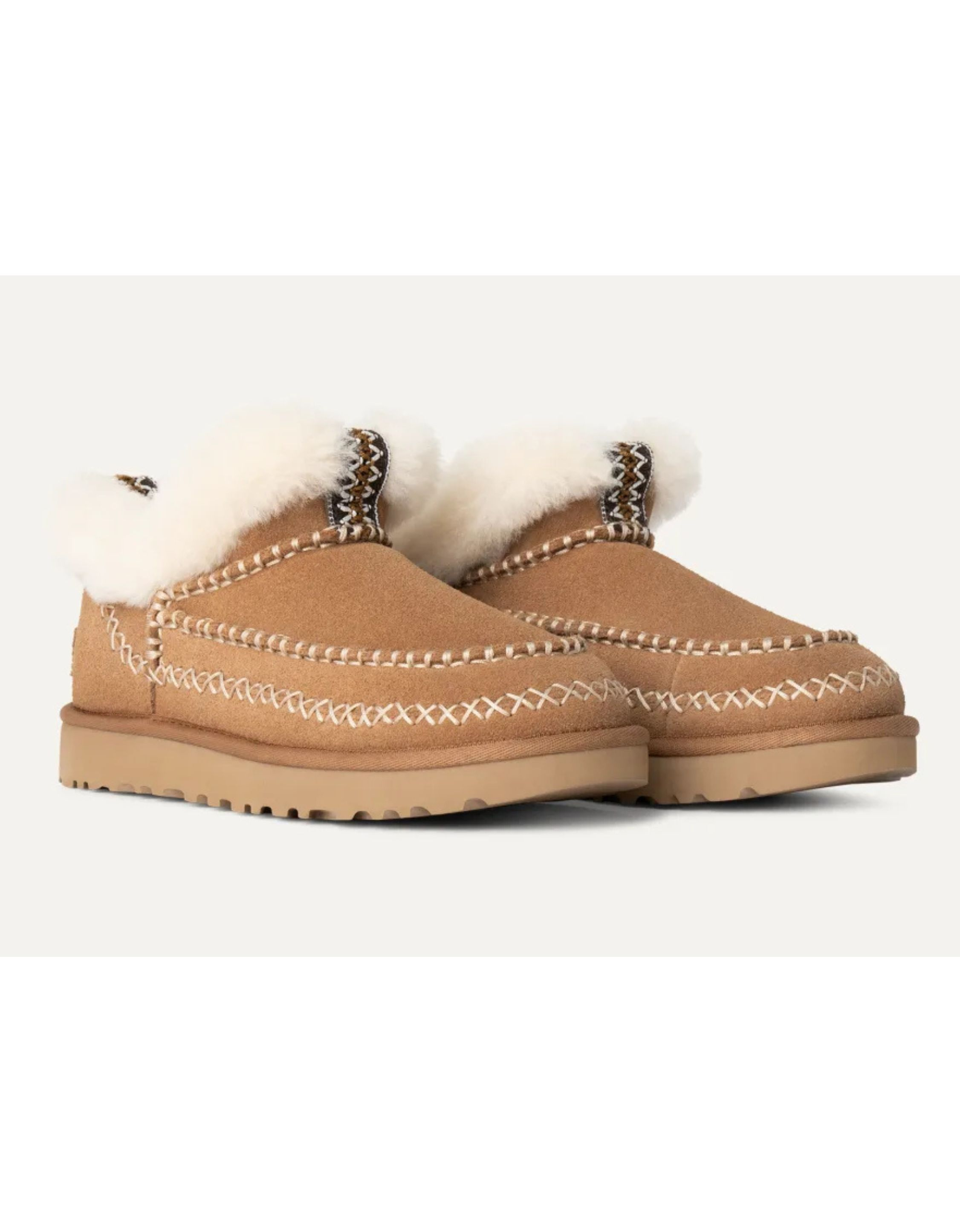 Ugg Classic Ultra Mini Alpine Enkellaarzen Cognac 1158224