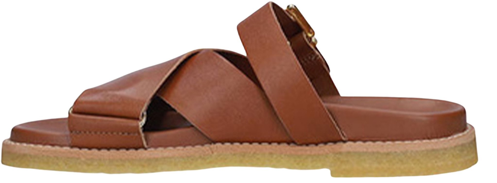 Clarks Dessert Cross Slippers Bruin Desert Cross Tan Leather