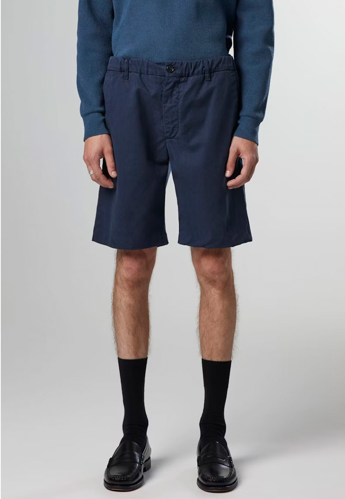 No Nationality Theodor Bermudas Blauw Theodor Shorts 1040 Navy