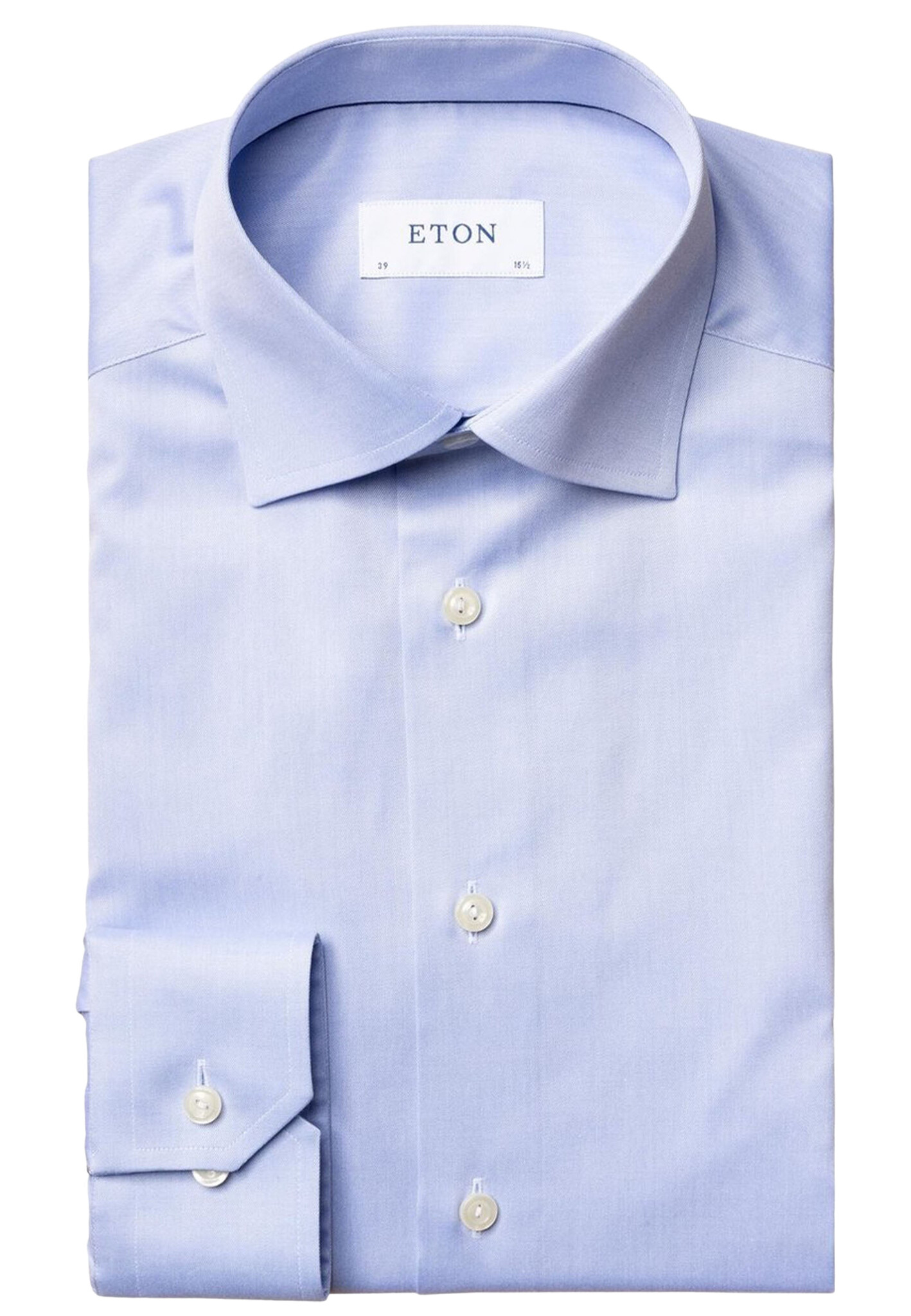 Eton  Lange Mouw Overhemden Blauw 100010748 21