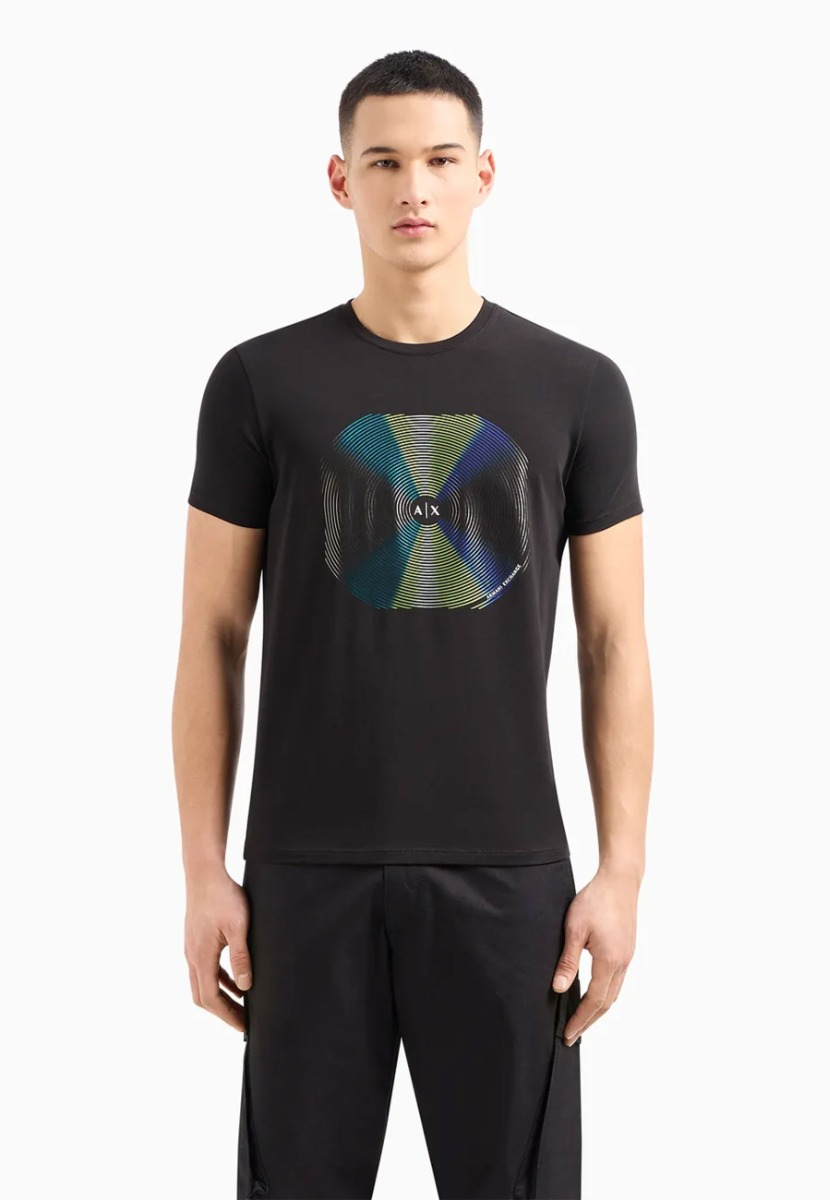 Armani Exchange  T-shirts Zwart 3dztjk Zje6z