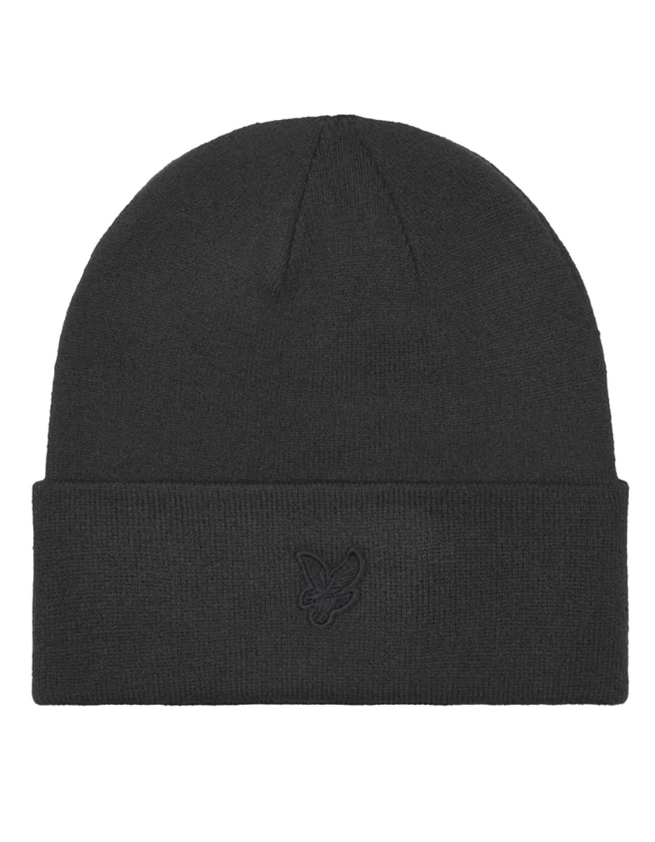 Lyle&scott Tonal Eagle Beanie Mutsen Zwart He960ton