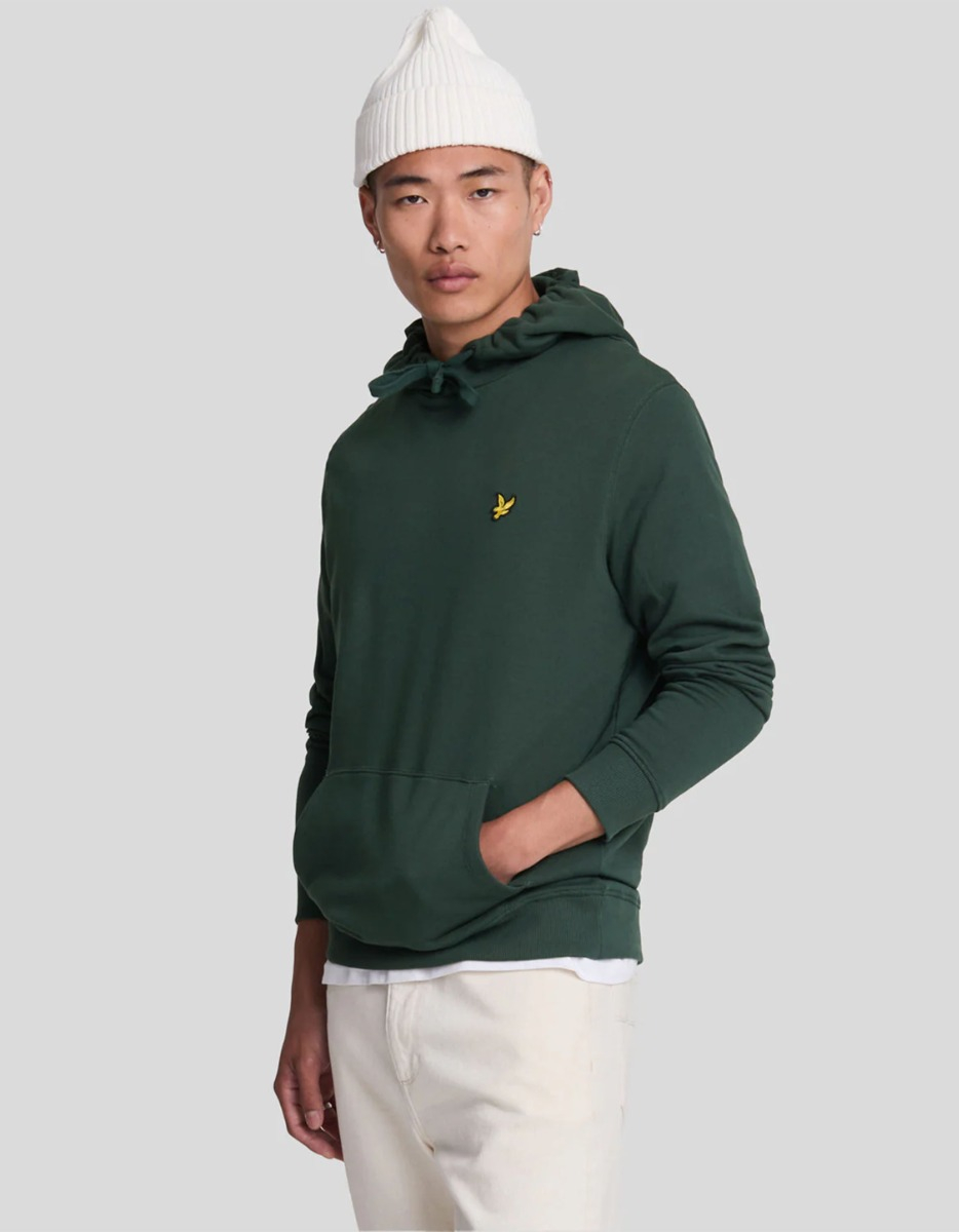 Lyle&scott  Hoodies Donkergroen Ml416vog