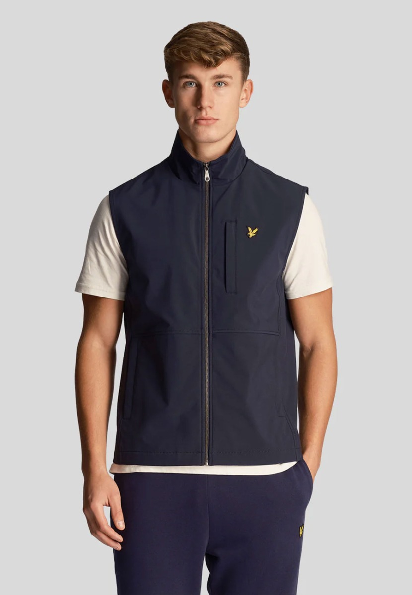 Lyle&scott Softshell Bodywarmers Donkerblauw Jk2004v Z271