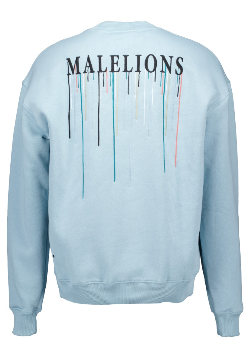 Malelions Painter Sweaters Lichtblauw Mm1-ps24-21