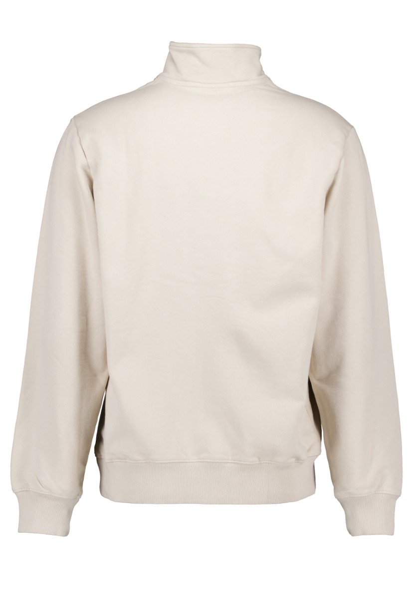 ØlÅf Block Zip Mock Sweaters Beige M160204