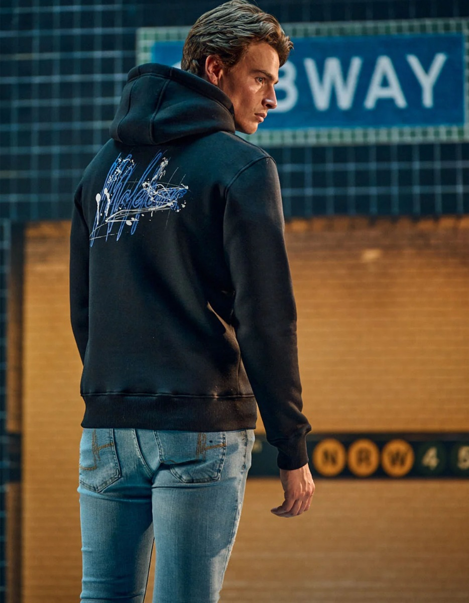 Malelions Hoodies Zwart Mm2-aw24-55