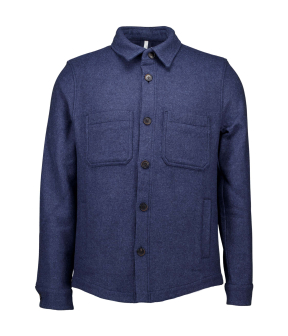 Profuomo  Overshirts Blauw Ppuf30015d