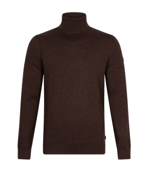 Cavallaro Merino Turtleneck Coltruien Bruin 118235001 Brown