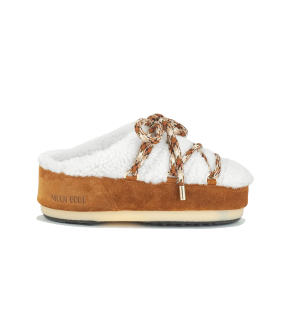 Moon Boot Mule Shearling Slippers Off White Mule Shearling 001