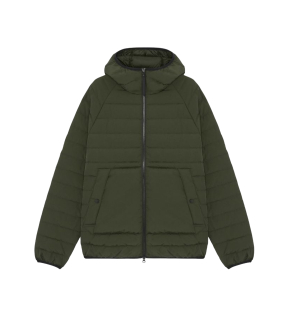 Mastrum Hooded Down Gewatteerde Jassen Groen Mas1555 M306 Oil Slick