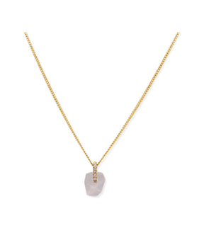 Vedder & Vedder  Kettingen Goud The Power Of Gemstone  Rose Quartz