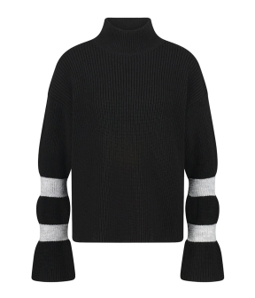 Nukus Sally Coltruien Zwart Sally Pullover Black/sand