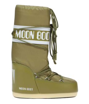 Moon Boot Icon Nylon Snow Boots Khaki Icon Nylon 083