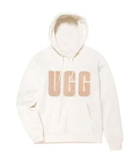 Ugg Rey Uggfluff Logo Hoodies Wit 1144506