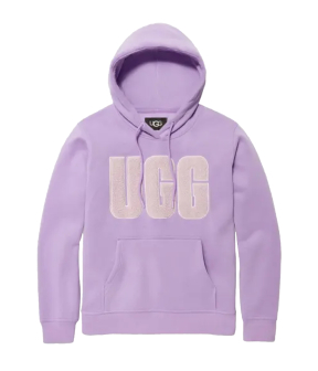 Ugg Rey Uggfluff Logo Hoodies Paars 1144506