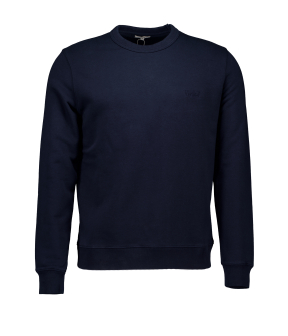 Woolrich Logo Script Sweaters Donkerblauw Cfwosw0225mrut3684