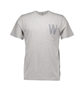 Woolrich Flag T-shirts Lichtgrijs Cfwote0122mrut2926