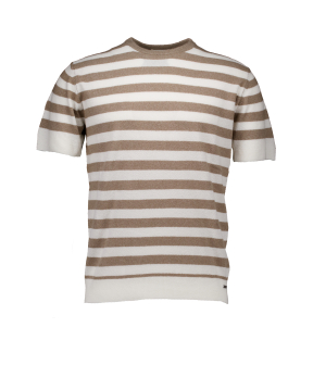 Gentiluomo Round Ss T-shirts Bruin K9067-296