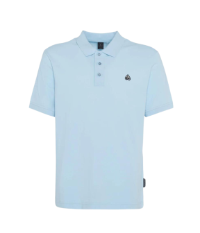 Moose Knuckles Pique Polos Lichtblauw M12mt712