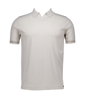 Genti No Buttons Ss Polos Off White K9118-1260