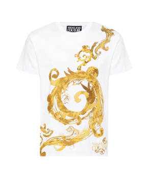 Versace Jeans  T-shirts Wit 76gah6sw Js304 G03