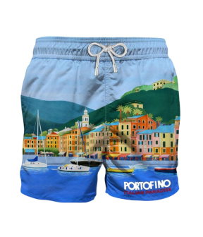 Mc2 Saint Barth Portofino View Zwembroeken Blauw 03670f