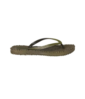 Ilse Jacobsen Cheerful Slippers Donkergroen Cheerful01