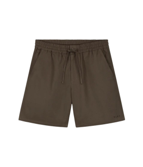 ØlÅf Elasticated Cotton Shorts Bruin M170401