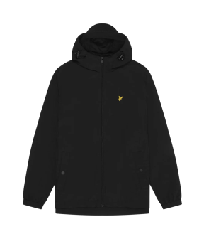 Lyle&scott Zip Through Hooded Jacket Jackets Zwart Jk464v