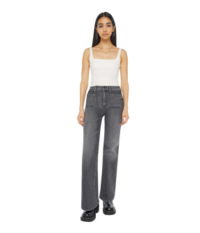 Mother The Patch Pocket Twister Sneak Jeans Grijs 10945-1158