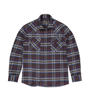 Butcher Of Blue Lanton Wetern Check Shirt Lange Mouw Overhemden Blauw M2424018