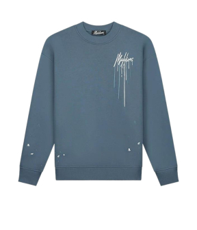 Malelions  Sweaters Blauw Mm1-aw24-17