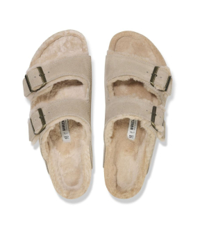 Birkenstock Arizona Leve Slippers Taupe Arizona Leve