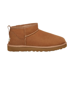 Ugg M Classic Ultra Mini Enkellaarzen Cognac 1137391