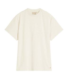 Josh V Roxy Square T-shirts Beige Jv-2409-0001