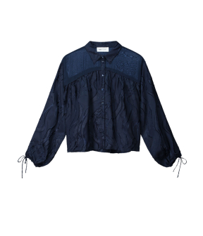 Pom Amsterdam  Blouses Donkerblauw Sp7963