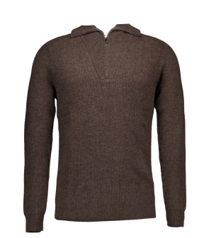 Profuomo  Pullovers Donkerbruin Ppvj30016