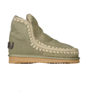 Mou Eskimo 18 Glitter Logo Pantoffels Lichtgroen Mu.fw101050a