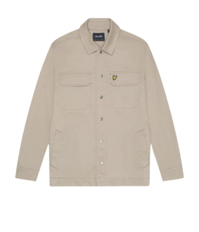 Lyle&scott Bedford Cord Overshirt Overshirts Taupe Lw2105v