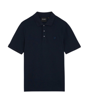 Lyle&scott Tonal Eagle Polo Shirt Polos Donkerblauw Sp400ton